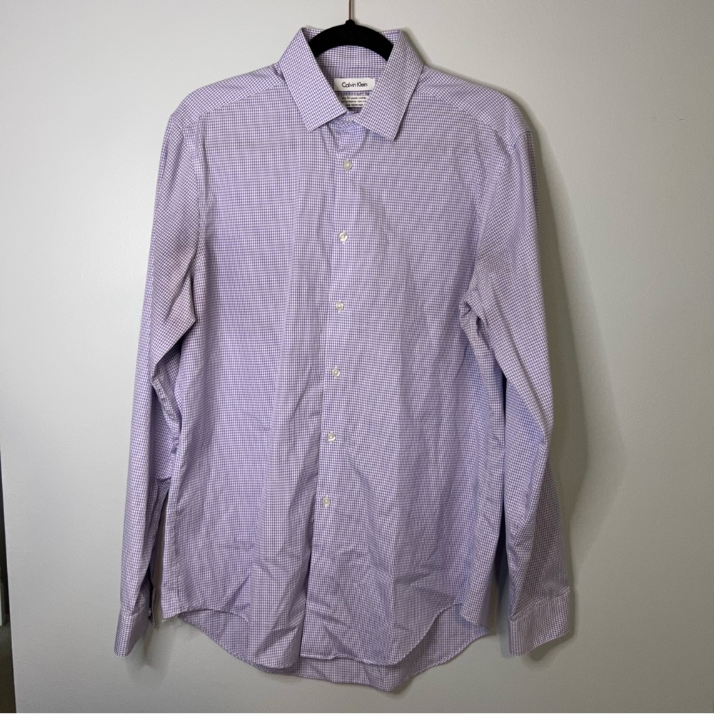 Calvin Klein slim fit Long Sleeve Button Up